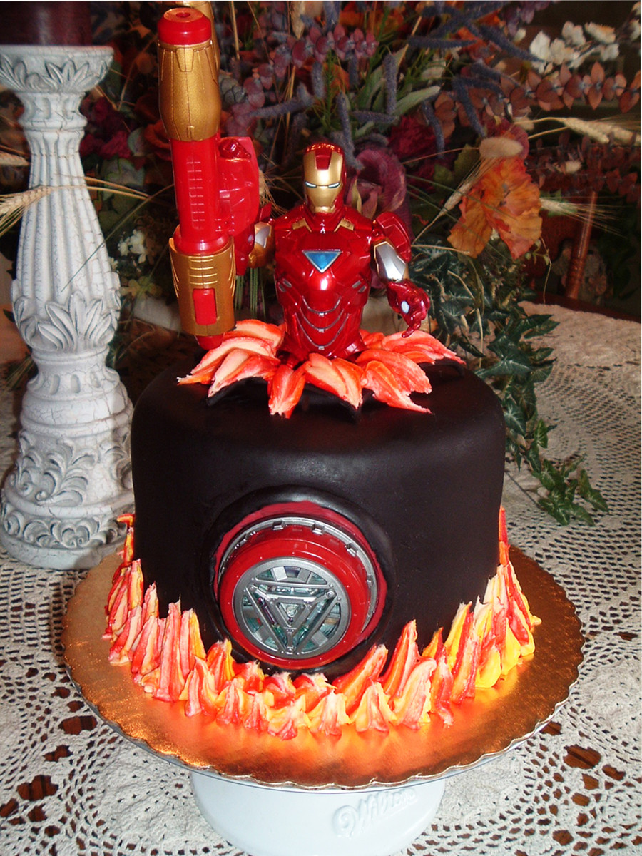 Man Birthday Cake
 Iron Man Birthday Cake CakeCentral