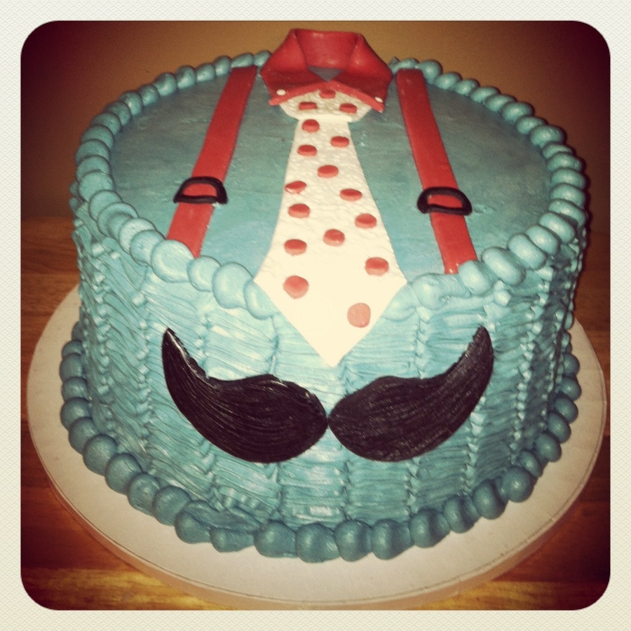 Man Birthday Cake
 Little Man Mustache Cake CakeCentral