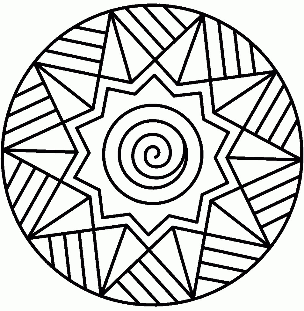 Mandala Coloring Books For Kids
 Free Printable Mandalas for Kids Best Coloring Pages For