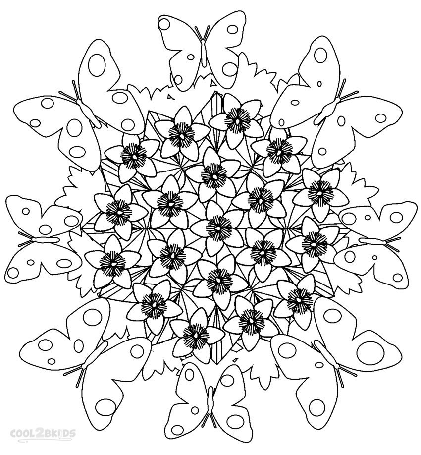 Mandala Coloring Books For Kids
 Printable Mandala Coloring Pages For Kids