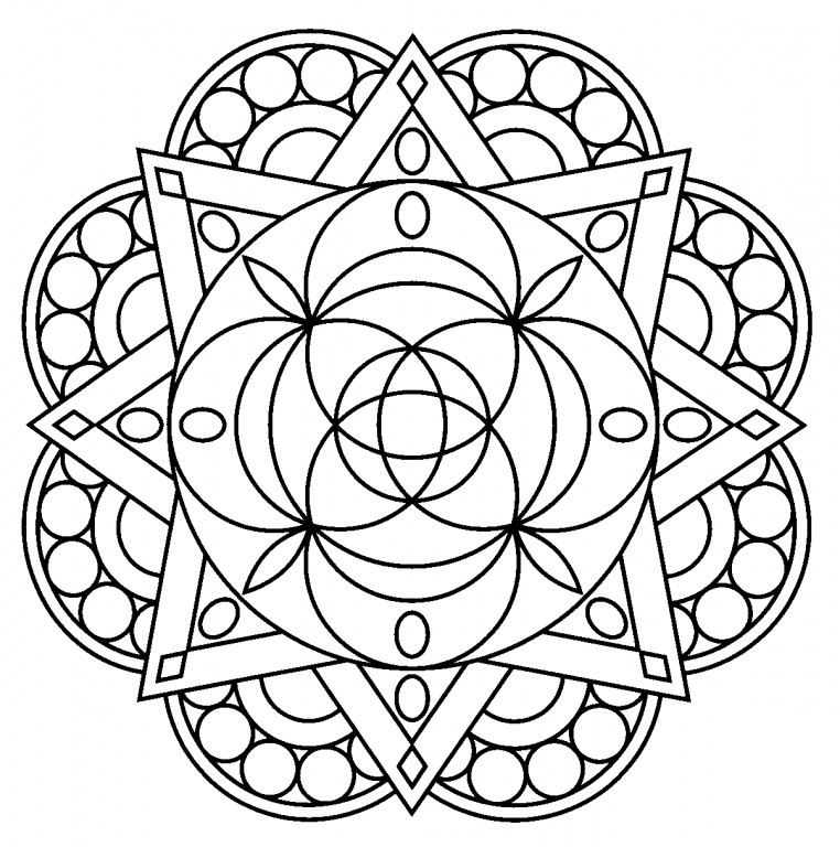 Mandala Coloring Books For Kids
 Free Printable Mandala Coloring Pages For Adults Best