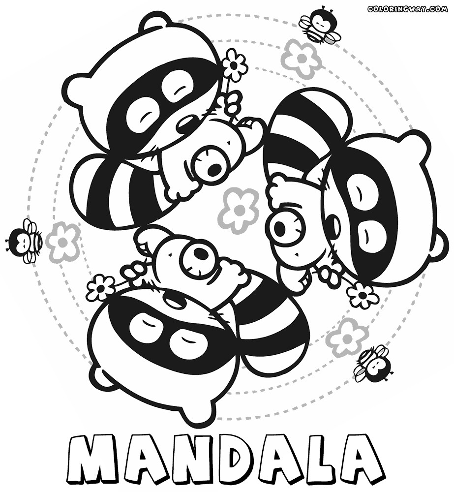 Mandala Coloring Books For Kids
 Mandala coloring pages for kids