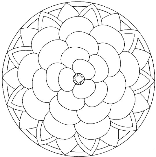Mandala Coloring For Kids
 Free Printable Mandalas for Kids Best Coloring Pages For
