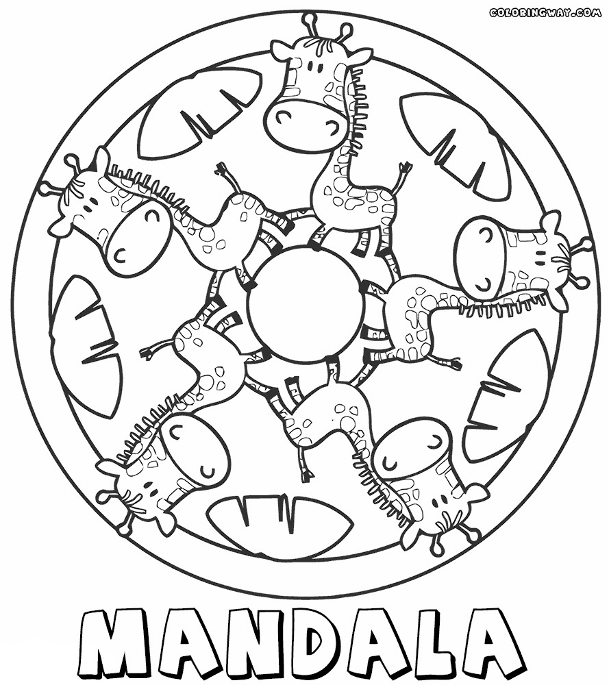 Mandala Coloring Pages Kids
 Mandala coloring pages for kids