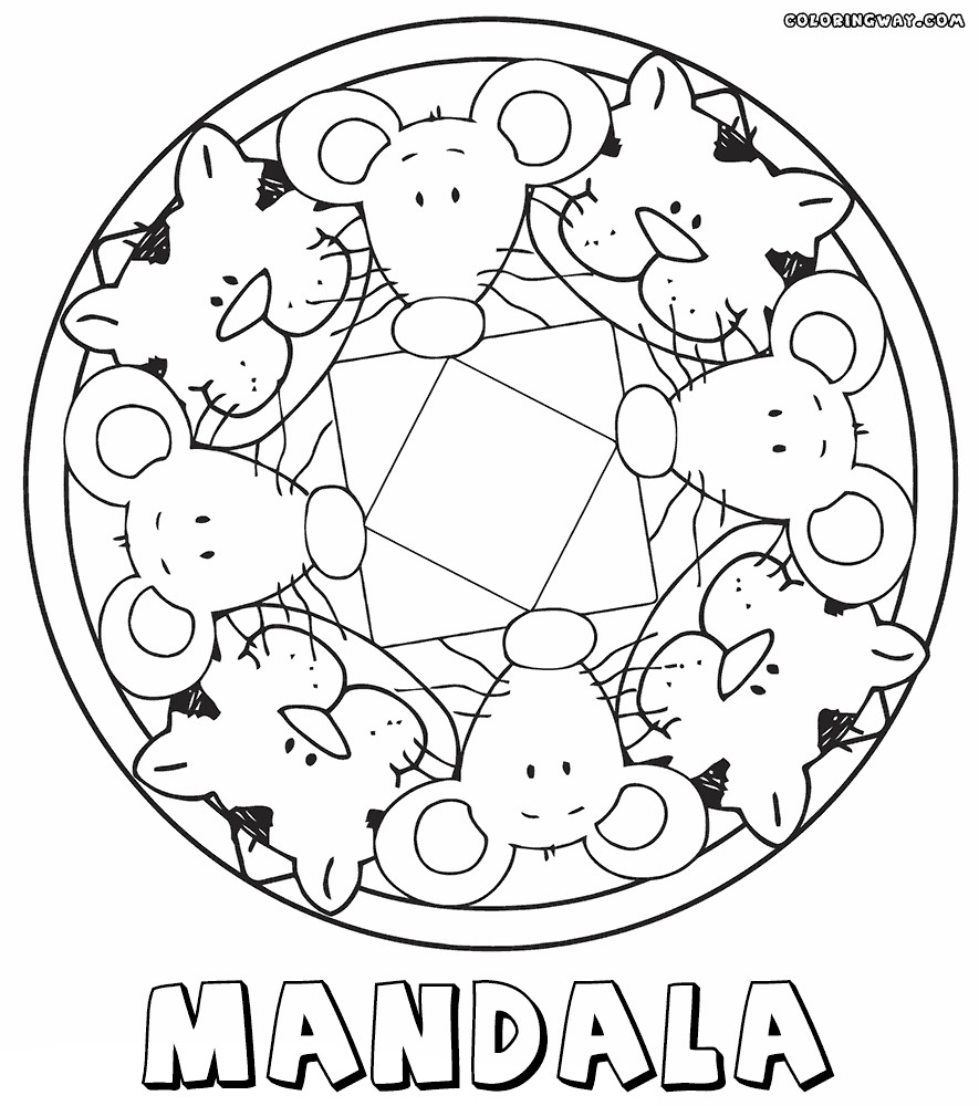 Mandala Coloring Pages Kids
 Mandala coloring pages for kids