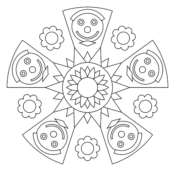 Mandala Coloring Pages Kids
 Mandala Coloring Pages For Kids Parenting Times