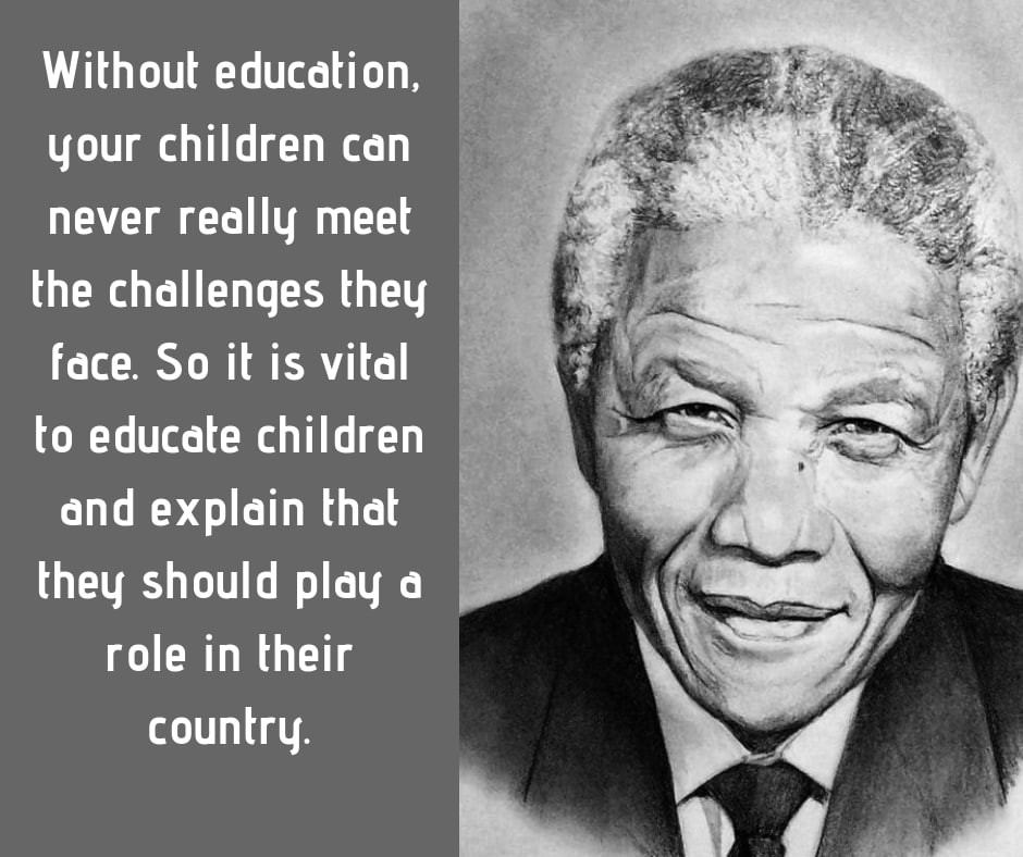 Mandela Education Quote
 Inspiring Nelson Mandela quotes on education leadership