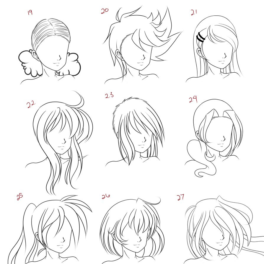 Manga Hairstyles Female
 Cute Anime Hairstyles trends hairstyle