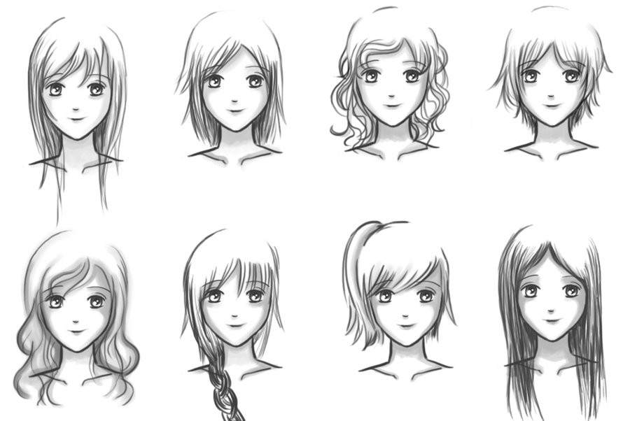 Manga Hairstyles Female
 Easiest Hairstyle Anime Hairstyles