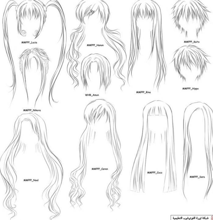 Manga Hairstyles Female
 Anime Girl Hairstyles