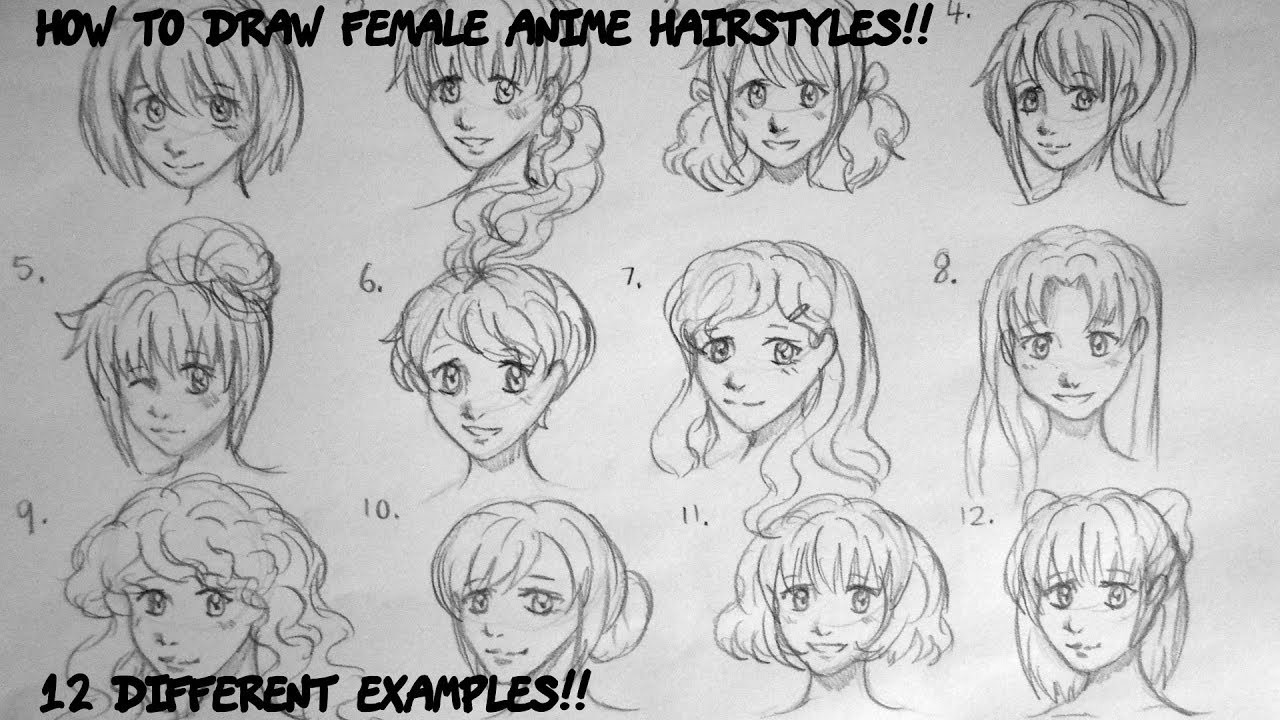 Manga Hairstyles Female
 Tutorial