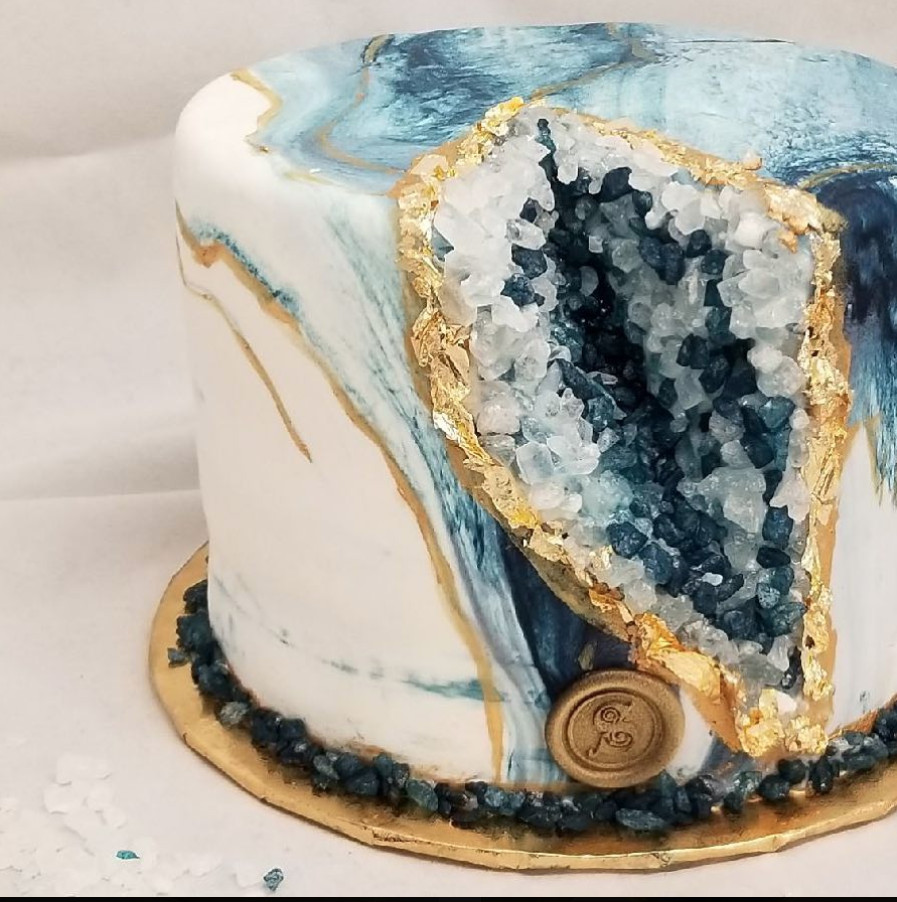 Marble Birthday Cake
 10 Mesmerizing Geode Cakes Find Your Cake Inspiration