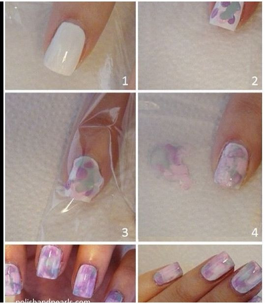Marble Nail Art Without Water
 Marble Nail without water NailArt Tutorials Pinterest