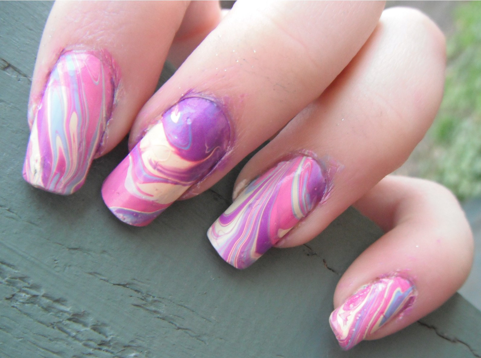 Marble Nail Art Without Water
 28 Marble Nail Design Without Water StylePics