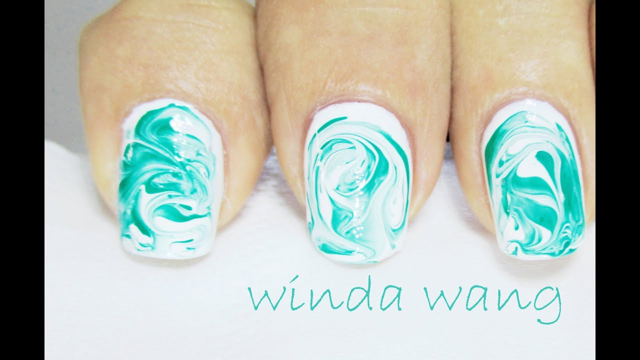Marble Nail Art Without Water
 Water Marble Nail Art Without Water Perfect