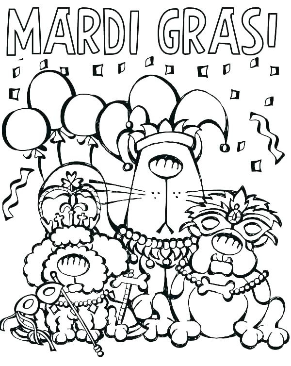 Mardi Gras Coloring Pages Free Printable
 Mardi Gras Mask Coloring Pages For Kids at GetColorings