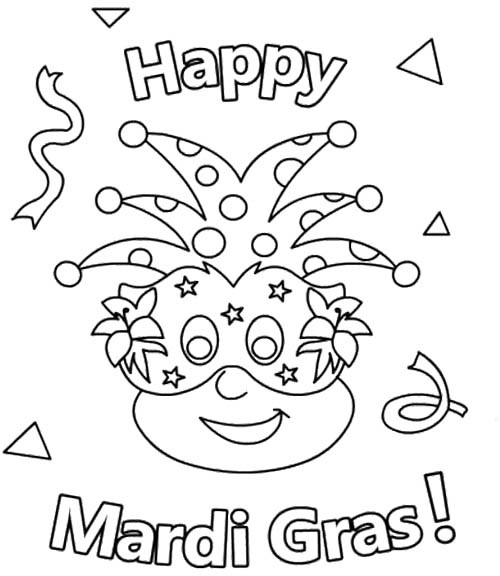 Mardi Gras Coloring Pages Free Printable
 mardi gras coloring pages free coloring pages for kids 8