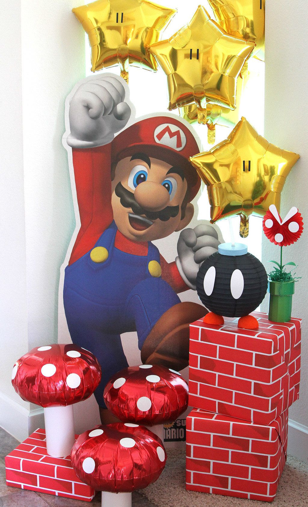 Mario Birthday Decorations
 Super Mario Party Ideas