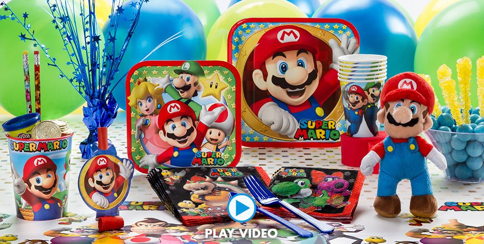 Mario Birthday Decorations
 Super Mario Party Supplies Super Mario Birthday Ideas