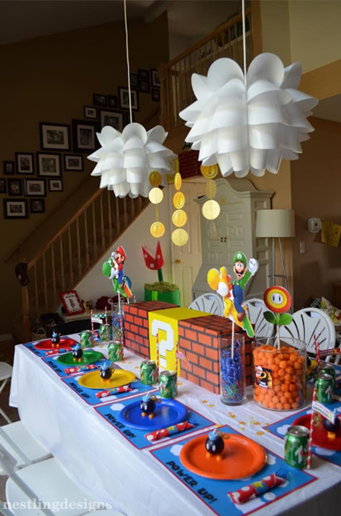 Mario Birthday Decorations
 Kara s Party Ideas Super Mario Birthday Party via Kara’s