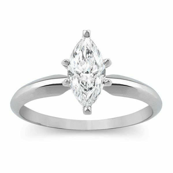 Marquise Diamond Rings
 2 Ct Marquise Cut Solitaire Engagement Wedding Promise