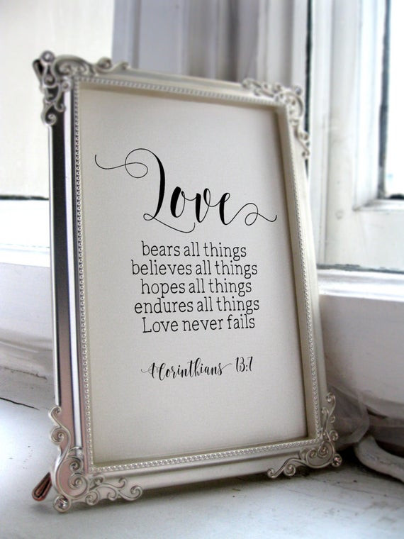 Marriage Quotes For Wedding
 Wedding Quotes for the Bride and Groom 1 Corinthians 13 7