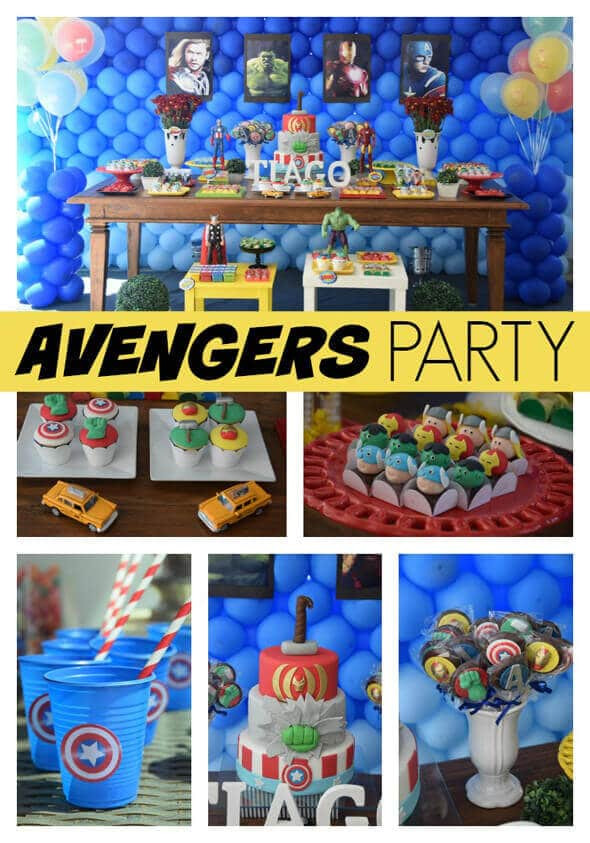 Marvel Birthday Party
 13 Best Boy s Birthday Party Ideas Spaceships and Laser