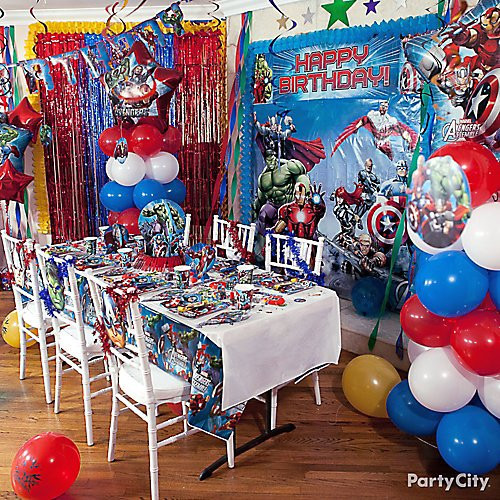 Marvel Birthday Party
 Avengers Party Ideas