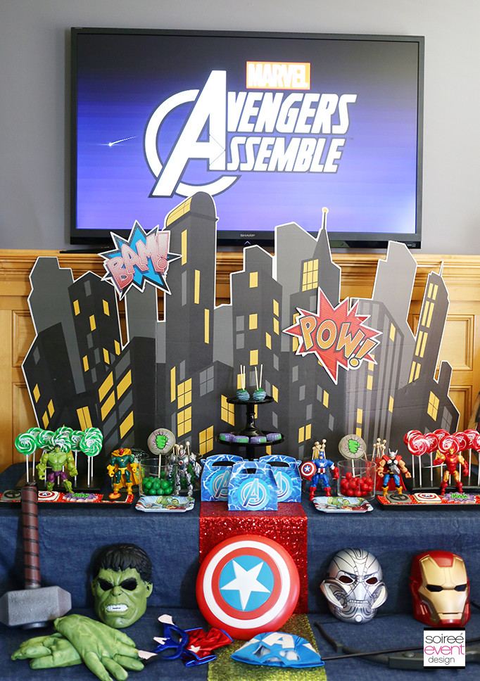 Marvel Birthday Party
 MARVEL Avengers Party Ideas Soiree Event Design