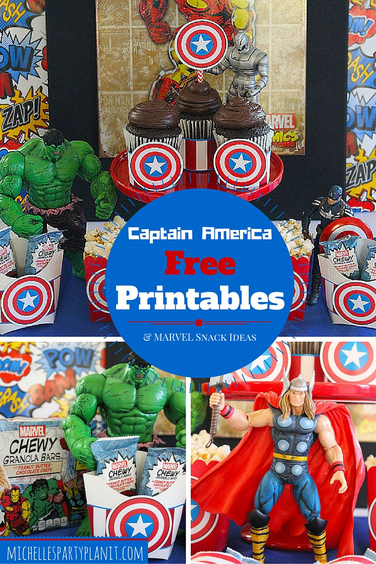Marvel Birthday Party
 Create An Avengers Snack Stand with MARVEL Chewy Granola