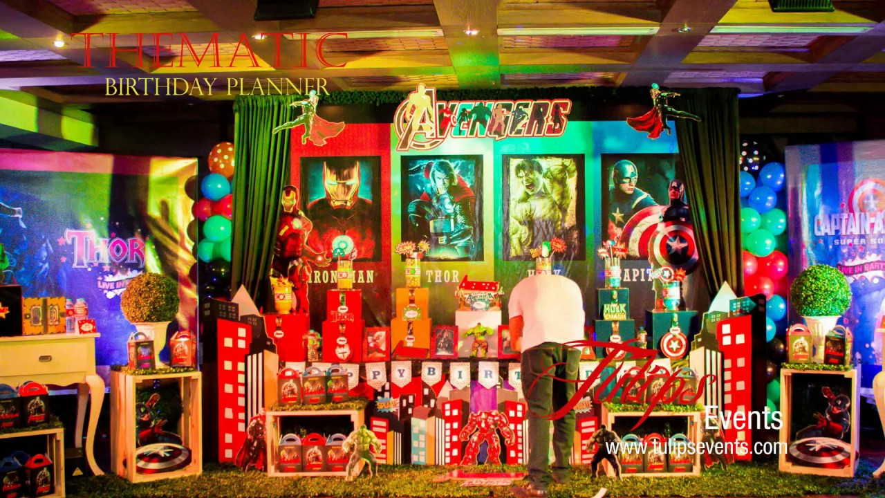 Marvel Birthday Party
 Marvel avengers birthday party theme decor in Pakistan