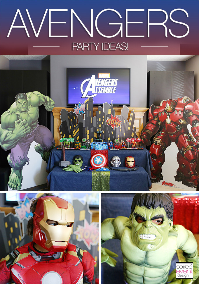 Marvel Birthday Party
 MARVEL Avengers Party Ideas Soiree Event Design
