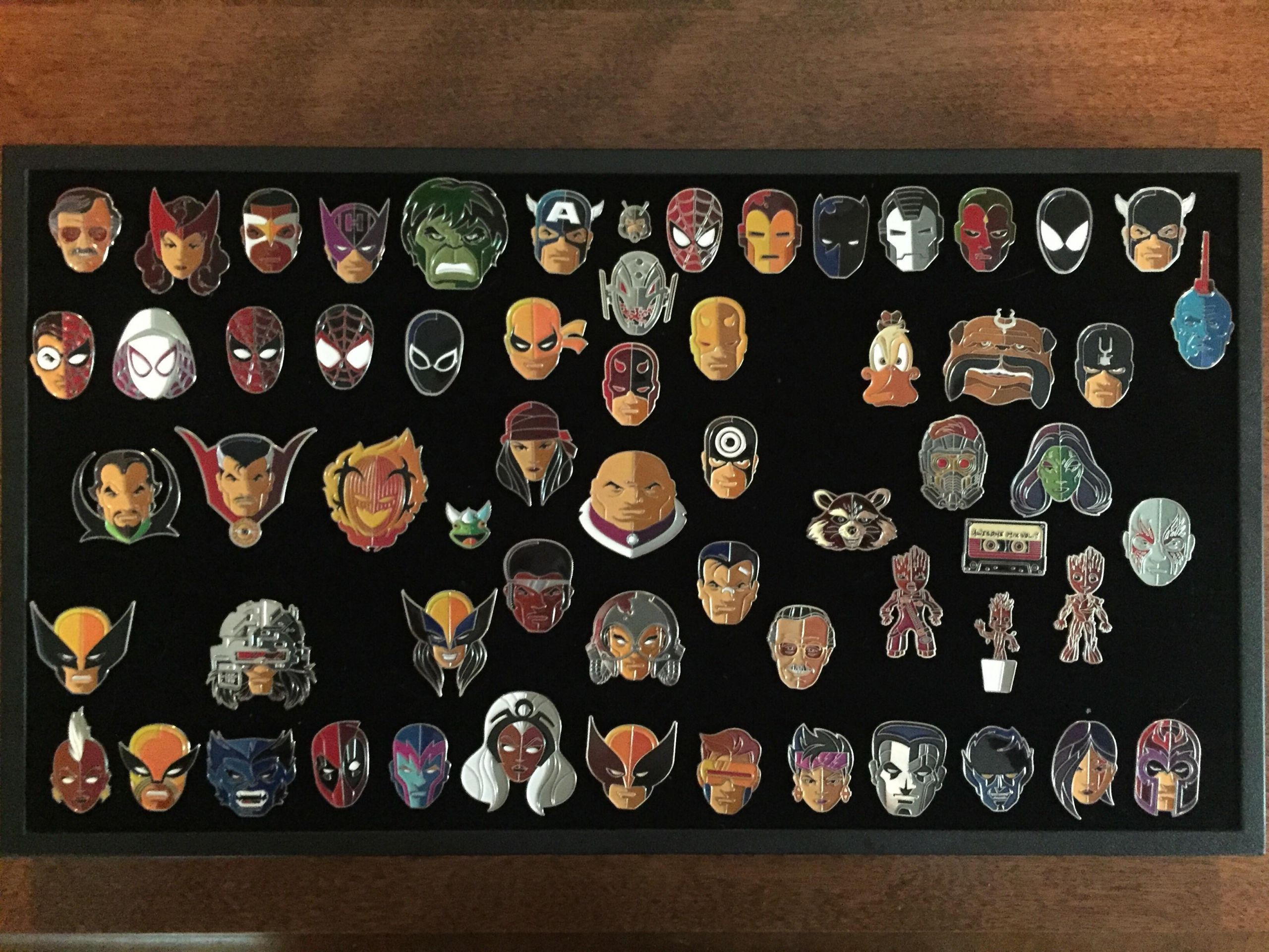 Marvel Pins
 Marvel Enamel Pin Collection by Tom Whalen Marvel