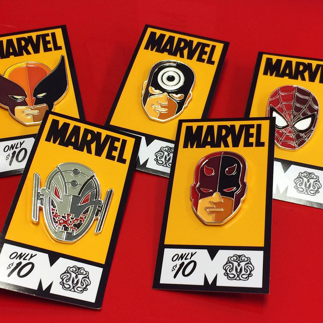 Marvel Pins
 The Blot Says Marvel Character Portrait Enamel Pins by