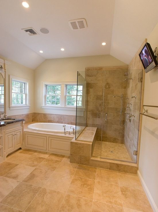 22 Fascinating Master Bathroom without Tub - Home, Family, Style and Art Ideas