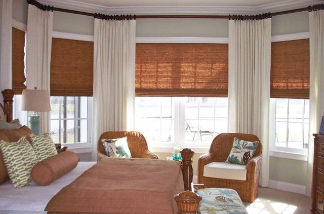 Master Bedroom Windows
 Master Bedroom Window Treatments Tropical Bedroom