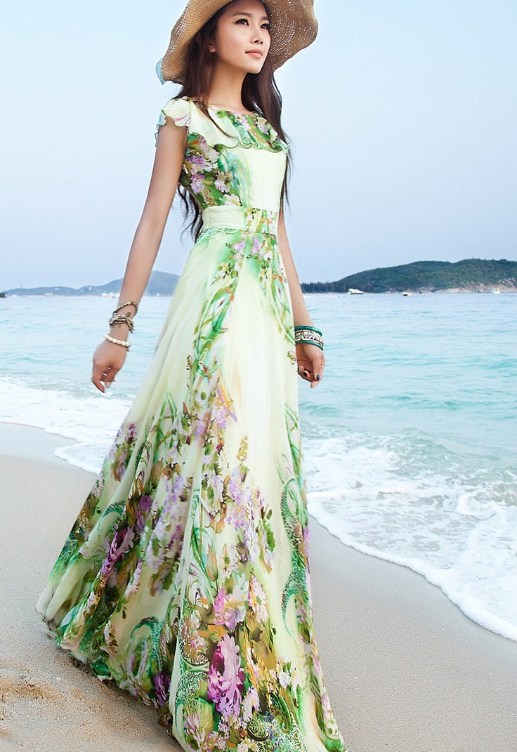 Maxi Dress For Beach Wedding Guest
 17 best images about Beach Wedding Fashions on Pinterest