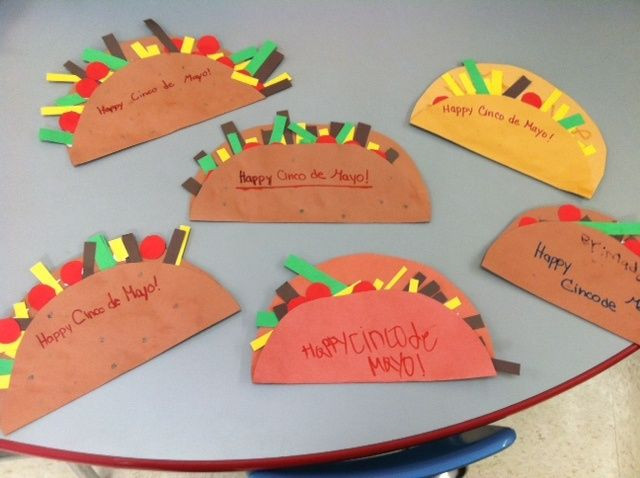 May Art Projects For Preschoolers
 Cute taco craft for Cinco de Mayo