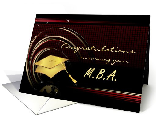 Mba Graduation Gift Ideas
 Graduation Master s Degree MBA card
