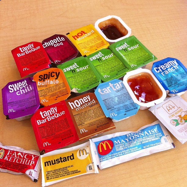 Mcdonalds Nugget Sauces
 File He asked which flavor sauce I d like with our 20