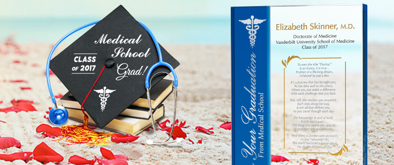 Medical School Graduation Gift Ideas
 Personalized Medical School Graduation Gifts and Plaques