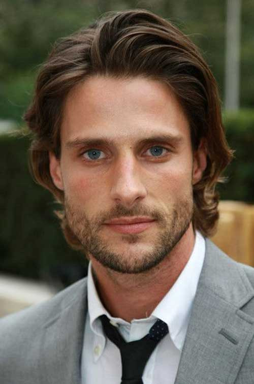 Medium Length Male Hairstyle
 35 Mid Length Hairstyle for Men