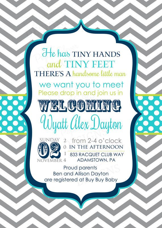 Meet The Baby Party Ideas
 Meet and greet shower invitations boys sip by