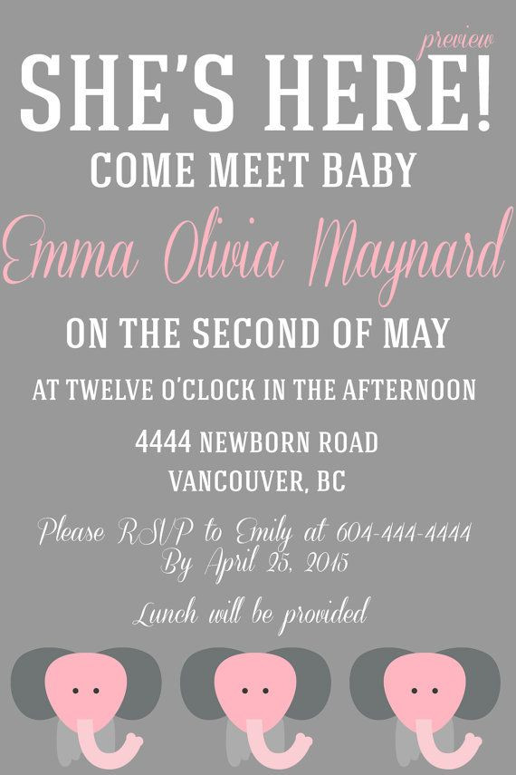 Meet The Baby Party Ideas
 A Baby Must Meet & Greet Invitation by WifeyCo on Etsy