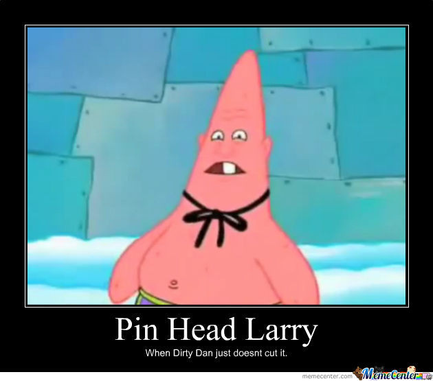 Meme Pins
 Pin Head Larry by martijn Meme Center