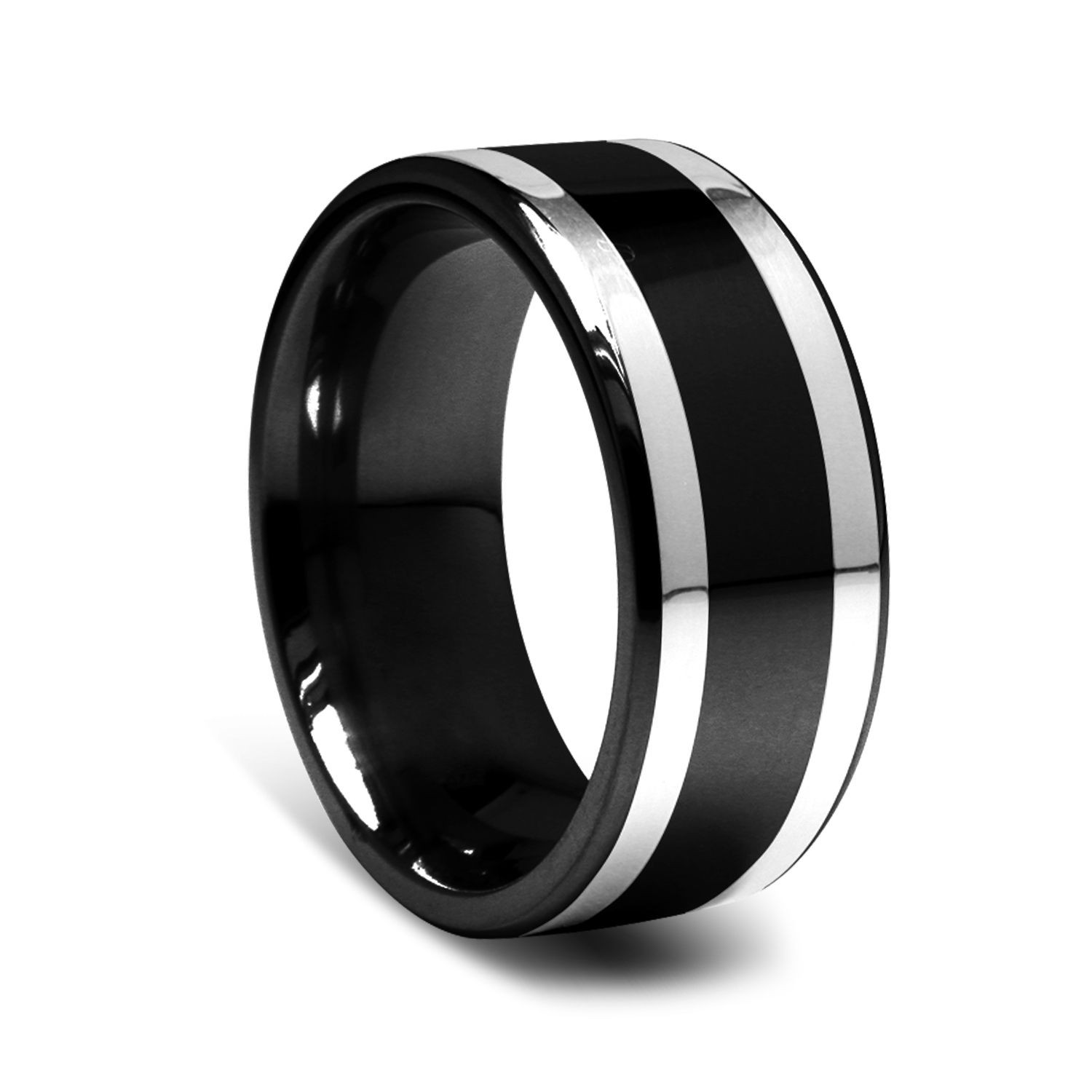 Mens Black Titanium Wedding Rings
 Pin on black diamonds