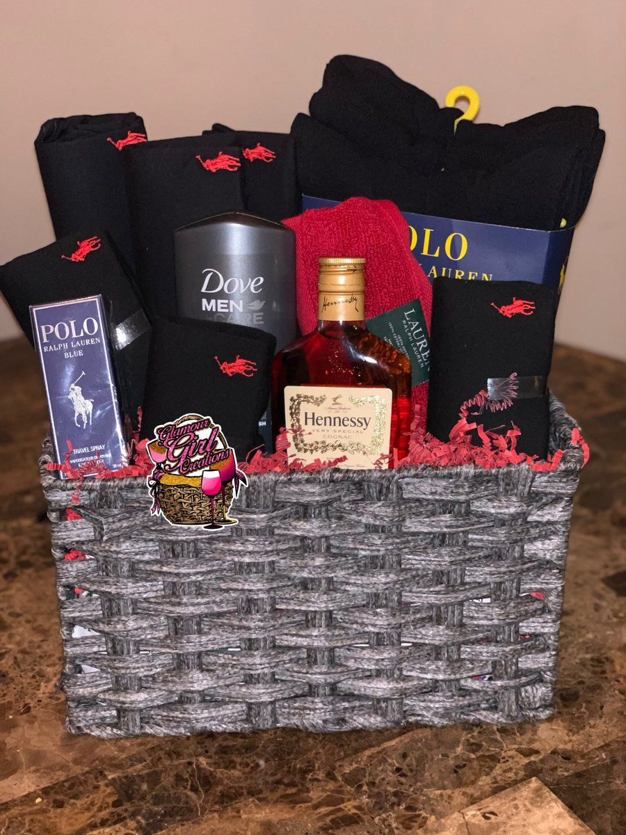 Mens Valentines Gift Basket Ideas
 Polo Baskets includes 3 t shirts 3 pairs of underwear