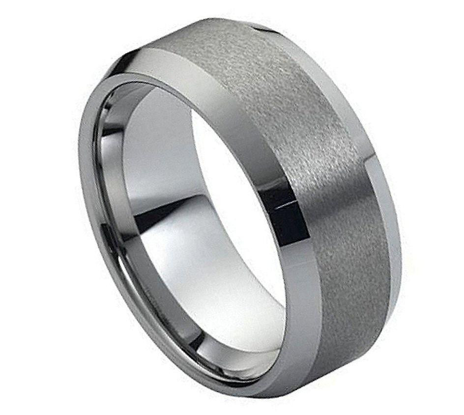 Mens Wedding Bands Tungsten Carbide
 Black Tungsten Carbide Wedding Band Ring Mens Jewelry