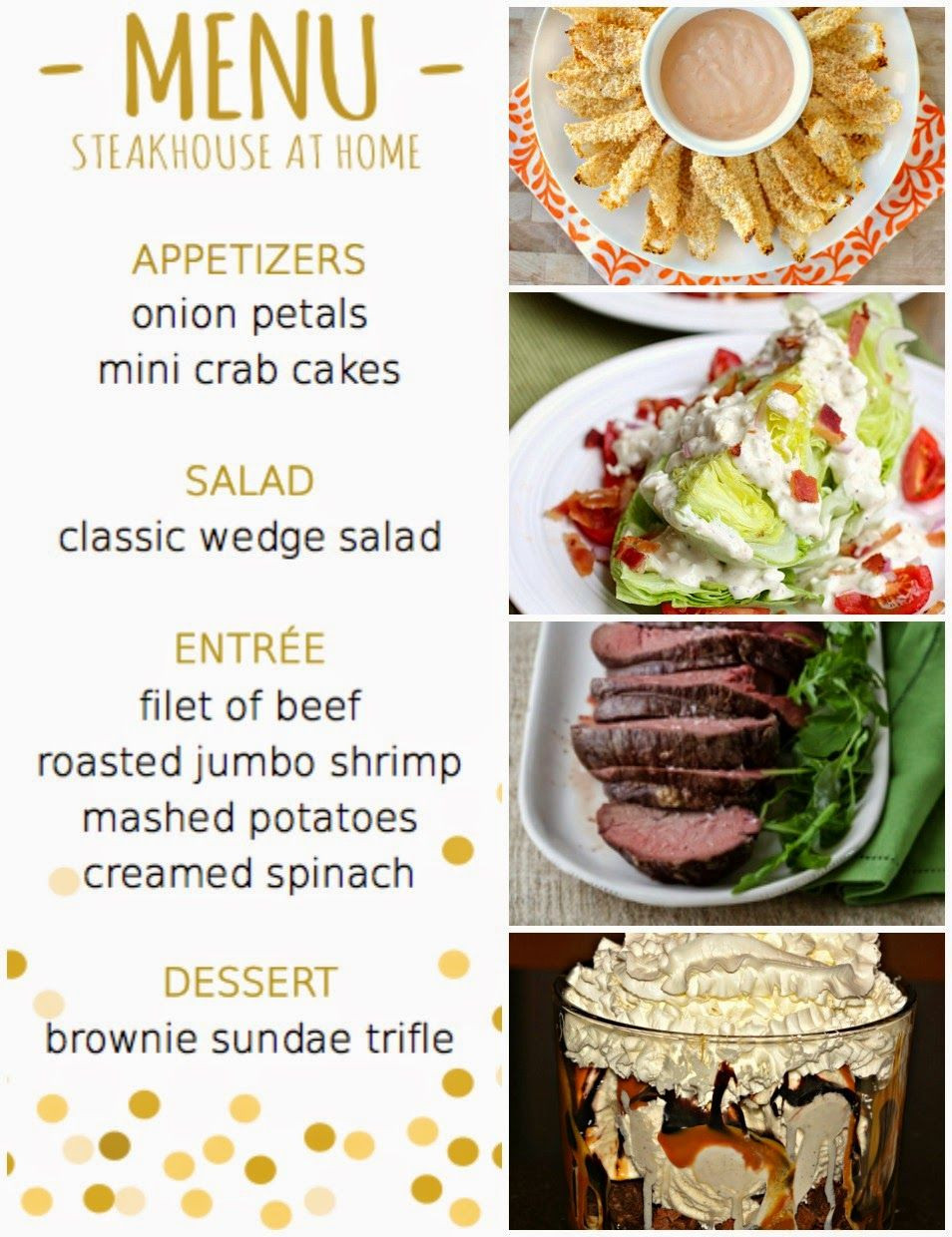 Menu Ideas For A Birthday Dinner Party
 Prepping Parties Dinner Party Menus