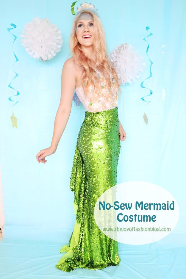 Mermaid Costume Adults DIY
 38 Brilliant DIY Mermaid Crafts